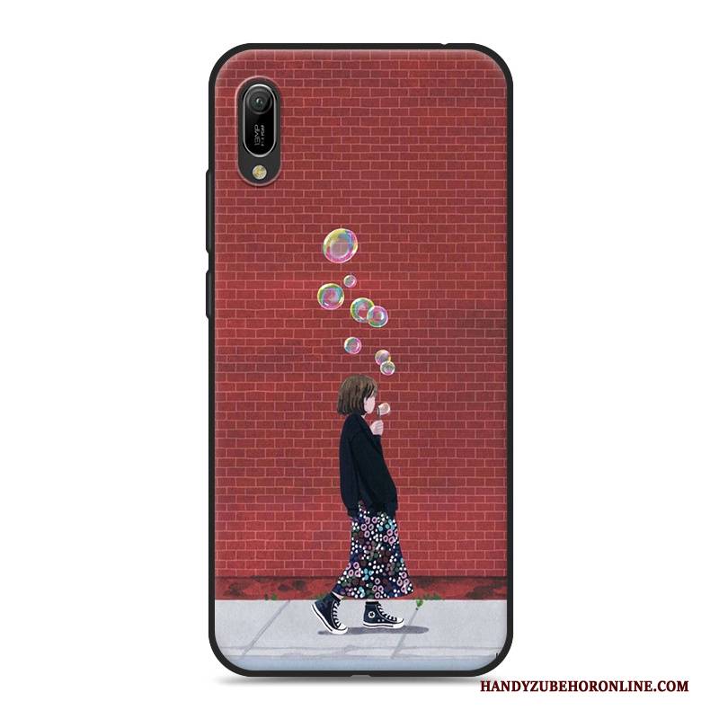 Hülle Huawei Y6 2019 Handyhüllen Kunst, Case Huawei Y6 2019 Mini Frisch