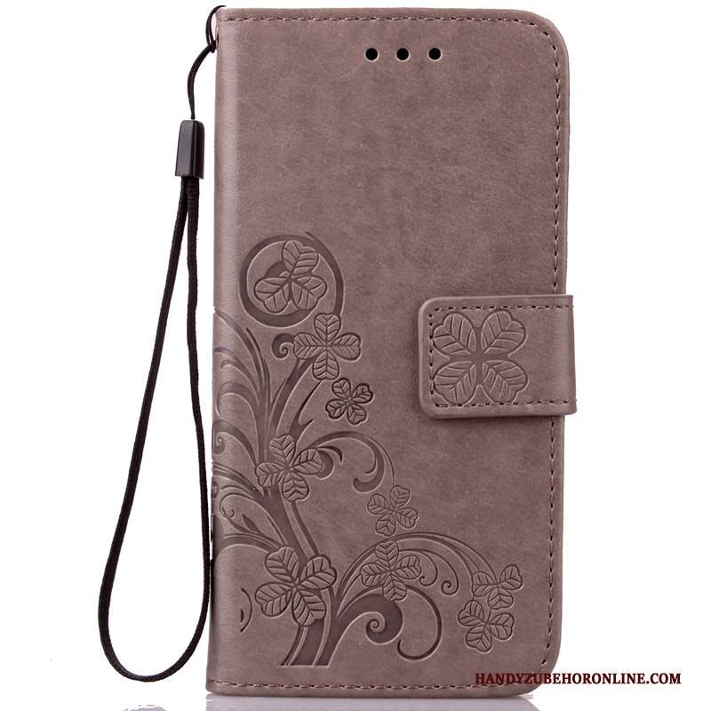 Hülle Huawei Y6 2019 Lederhülle Muster Einfarbig, Case Huawei Y6 2019 Folio Handyhüllen Karte