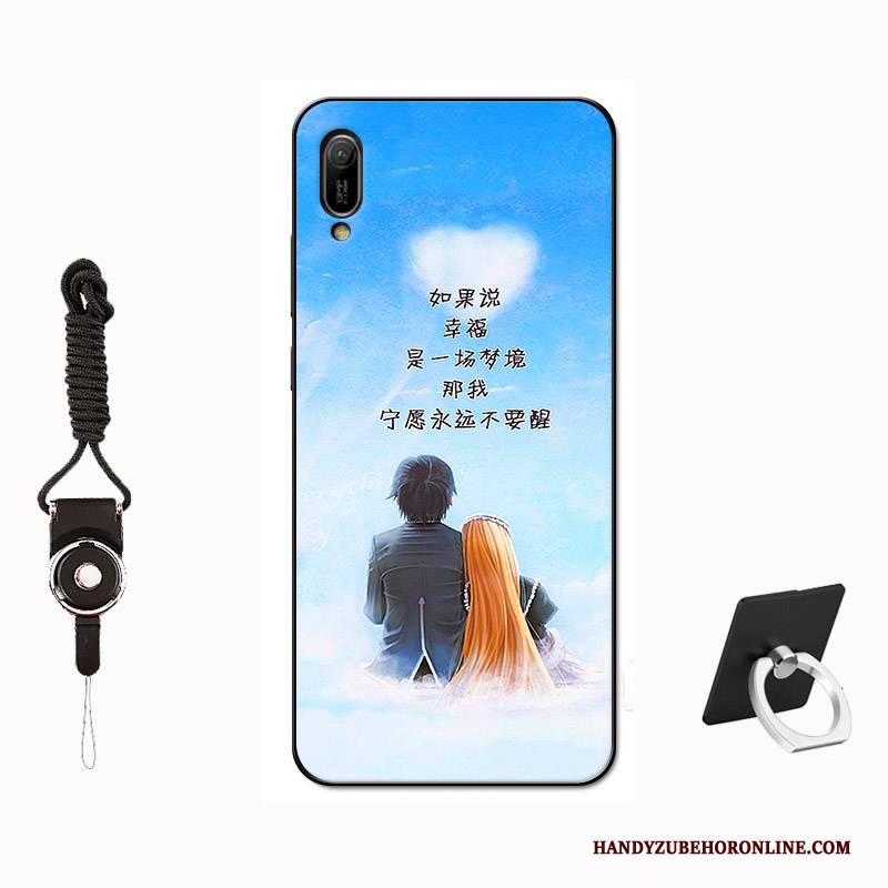 Hülle Huawei Y6 2019 Schutz Einfach Membran, Case Huawei Y6 2019 Silikon Angepasst Handyhüllen