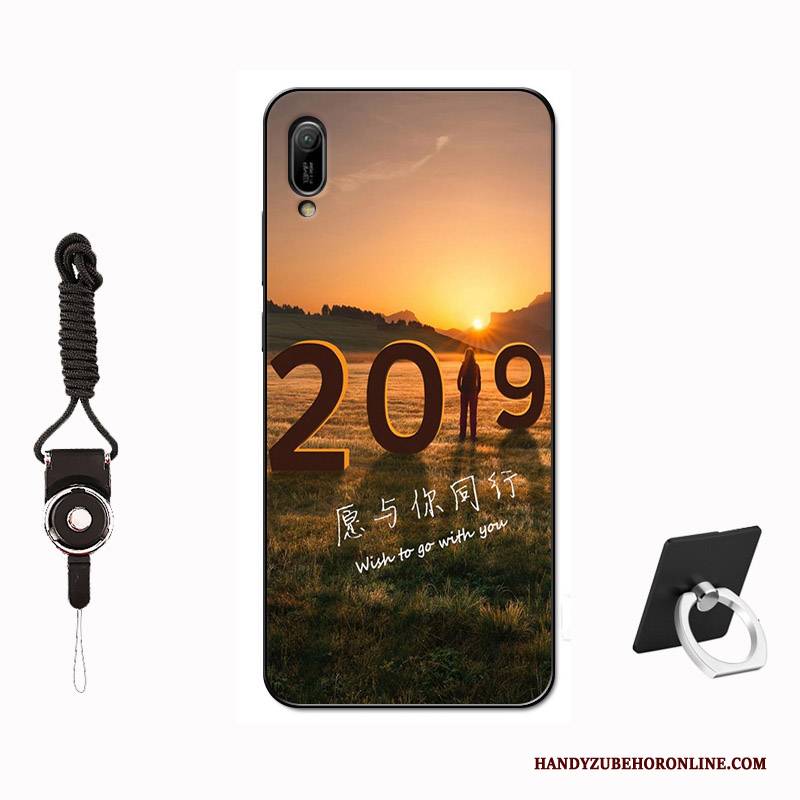 Hülle Huawei Y6 2019 Schutz Einfach Membran, Case Huawei Y6 2019 Silikon Angepasst Handyhüllen