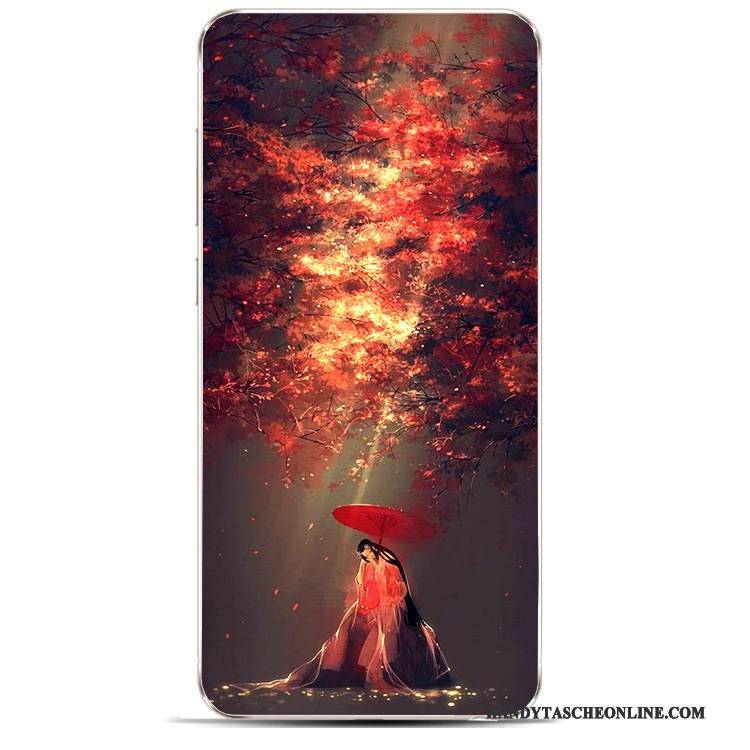 Hülle Huawei Y6 Pro 2017 Schutz Chinesische Art Schön, Case Huawei Y6 Pro 2017 Weiche Landschaft Handyhüllen