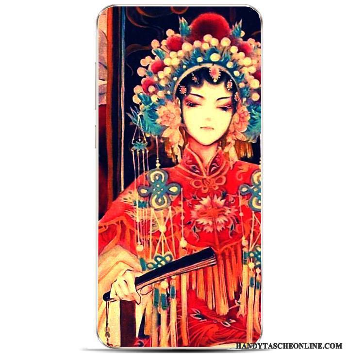 Hülle Huawei Y6 Pro 2017 Schutz Chinesische Art Schön, Case Huawei Y6 Pro 2017 Weiche Landschaft Handyhüllen