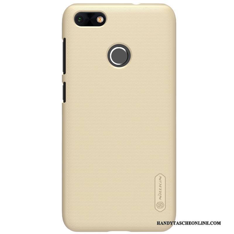 Hülle Huawei Y6 Pro 2017 Schutz Weiß Handyhüllen, Case Huawei Y6 Pro 2017 Nubuck Schwer