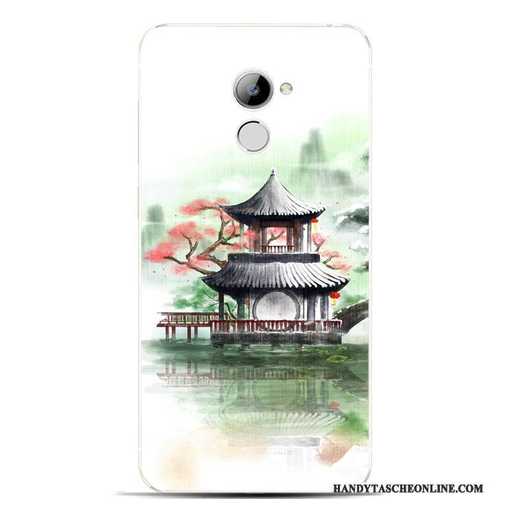 Hülle Huawei Y6 Pro 2017 Silikon Chinesische Art Anti-sturz, Case Huawei Y6 Pro 2017 Schutz Handyhüllen Schön