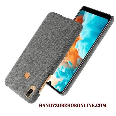 Hülle Huawei Y6s Schutz Nubuck Handyhüllen, Case Huawei Y6s Stoff Muster