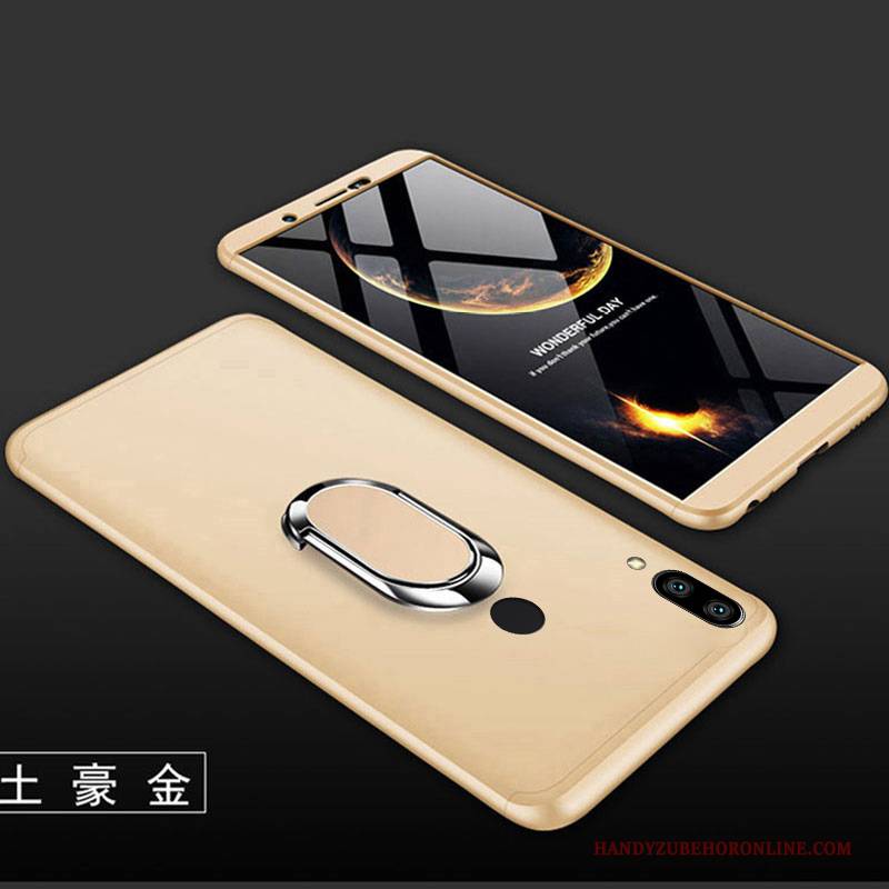 Hülle Huawei Y7 2019 Kreativ Trend Schwer, Case Huawei Y7 2019 Taschen Gold Nubuck