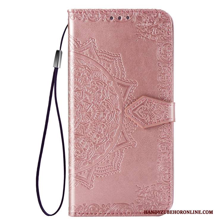 Hülle Huawei Y7 2019 Taschen Handyhüllen Anti-sturz, Case Huawei Y7 2019 Schutz Rosegold