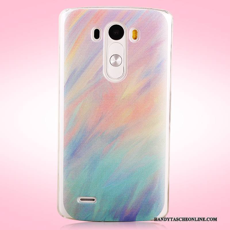 Hülle Lg G3 Gemalt Schwer Nubuck, Case Lg G3 Schutz Lila Licht