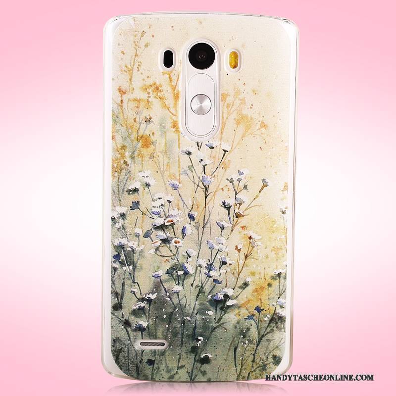 Hülle Lg G3 Gemalt Schwer Nubuck, Case Lg G3 Schutz Lila Licht