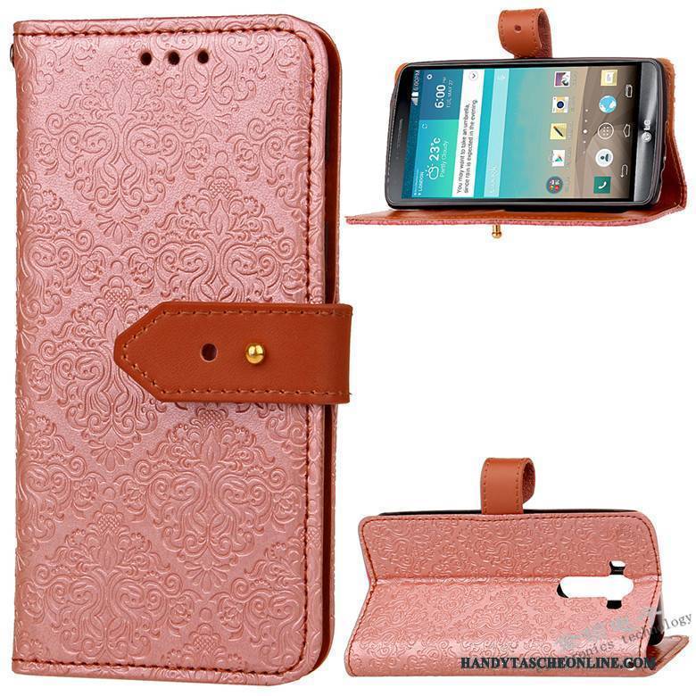 Hülle Lg G3 Lederhülle Rosa Handyhüllen, Case Lg G3 Silikon