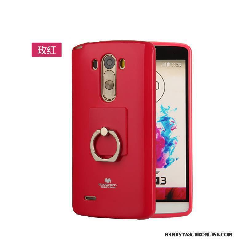 Hülle Lg G3 Schutz Schlank Rot, Case Lg G3 Weiche Handyhüllen