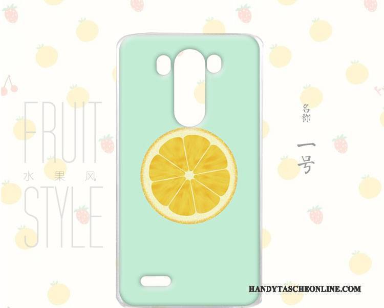 Hülle Lg G3 Taschen Frucht Anti-sturz, Case Lg G3 Schutz Wind Persönlichkeit