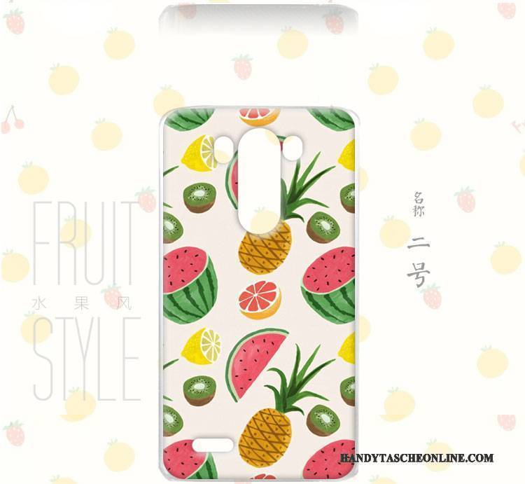 Hülle Lg G3 Taschen Frucht Anti-sturz, Case Lg G3 Schutz Wind Persönlichkeit