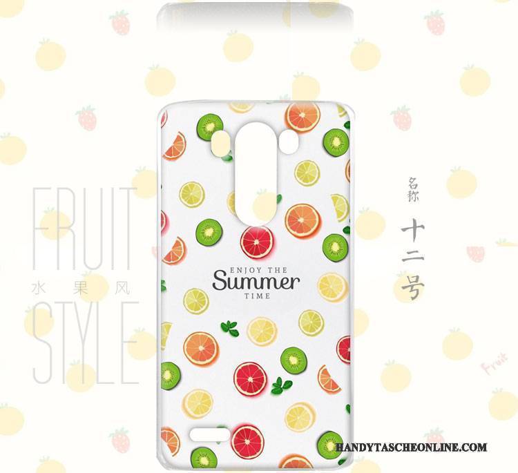 Hülle Lg G3 Taschen Frucht Anti-sturz, Case Lg G3 Schutz Wind Persönlichkeit