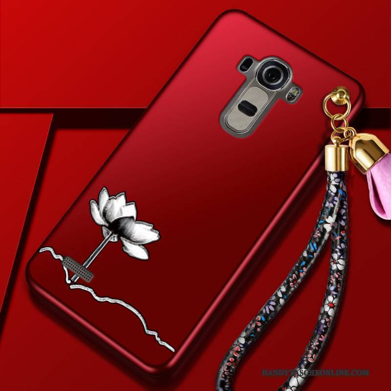 Hülle Lg G4 Taschen Rot Trend, Case Lg G4 Weiche Handyhüllen Anti-sturz