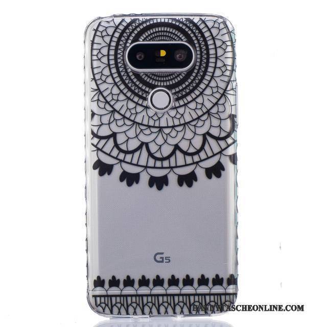 Hülle Lg G5 Weiche Schwarz Handyhüllen, Case Lg G5 Schutz Anti-sturz Rutschfest