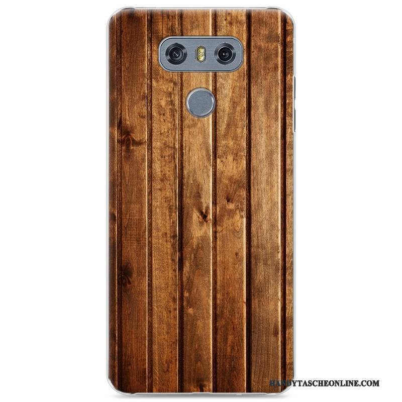 Hülle Lg G6 Holzmaserung Handyhüllen Neu, Case Lg G6 Schutz Schwer Weiß