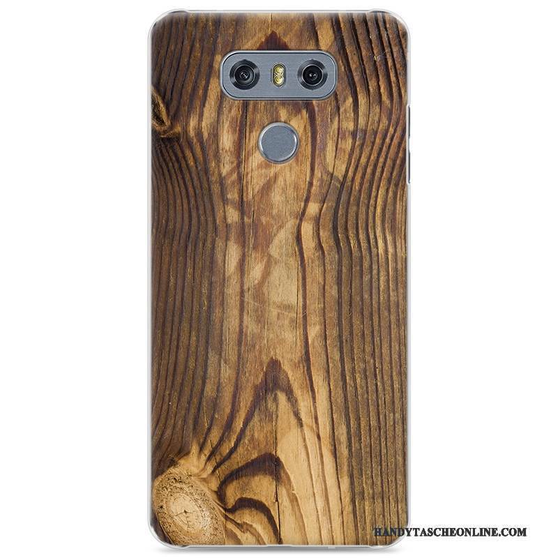 Hülle Lg G6 Holzmaserung Handyhüllen Neu, Case Lg G6 Schutz Schwer Weiß