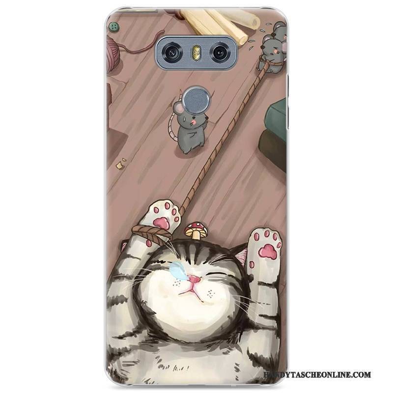 Hülle Lg G6 Karikatur Anti-sturz Schwer, Case Lg G6 Schutz Trend Rosa