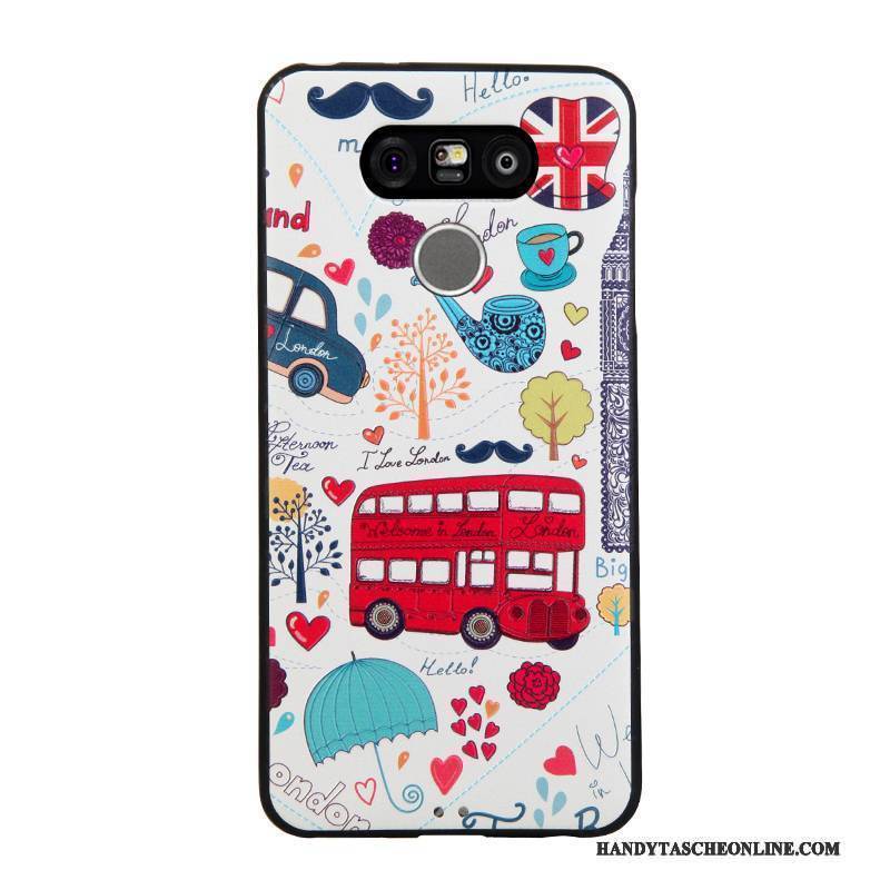 Hülle Lg G6 Schutz Blau Trend, Case Lg G6 Karikatur Business Handyhüllen