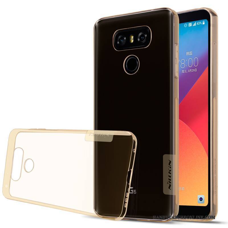 Hülle Lg G6 Schutz Gold Dünne, Case Lg G6 Weiche Transparent Anti-sturz