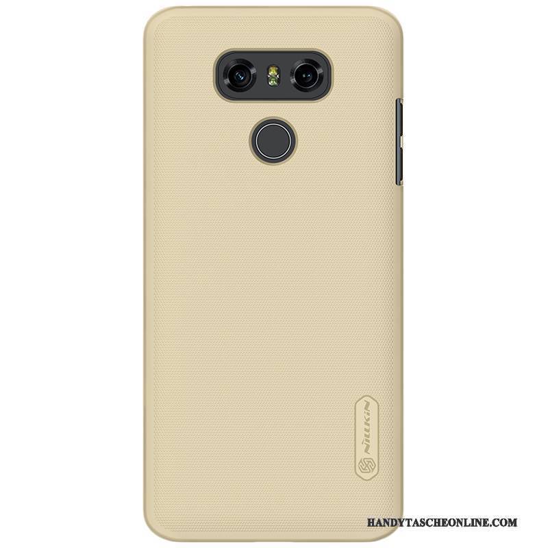 Hülle Lg G6 Schutz Handyhüllen Gold, Case Lg G6 Nubuck Schwer