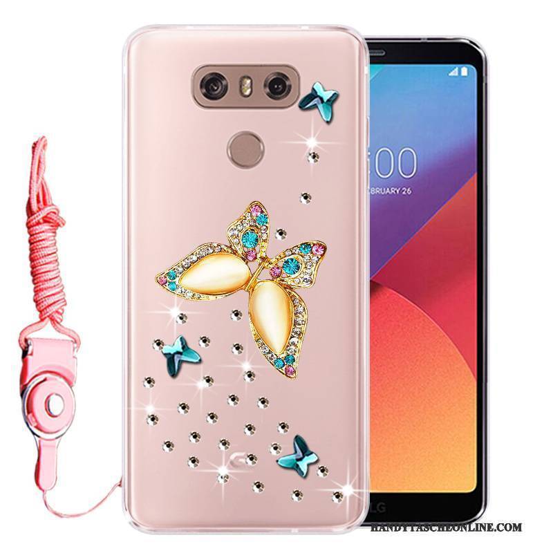 Hülle Lg G6 Taschen Handyhüllen Rosa, Case Lg G6 Weiche Anti-sturz