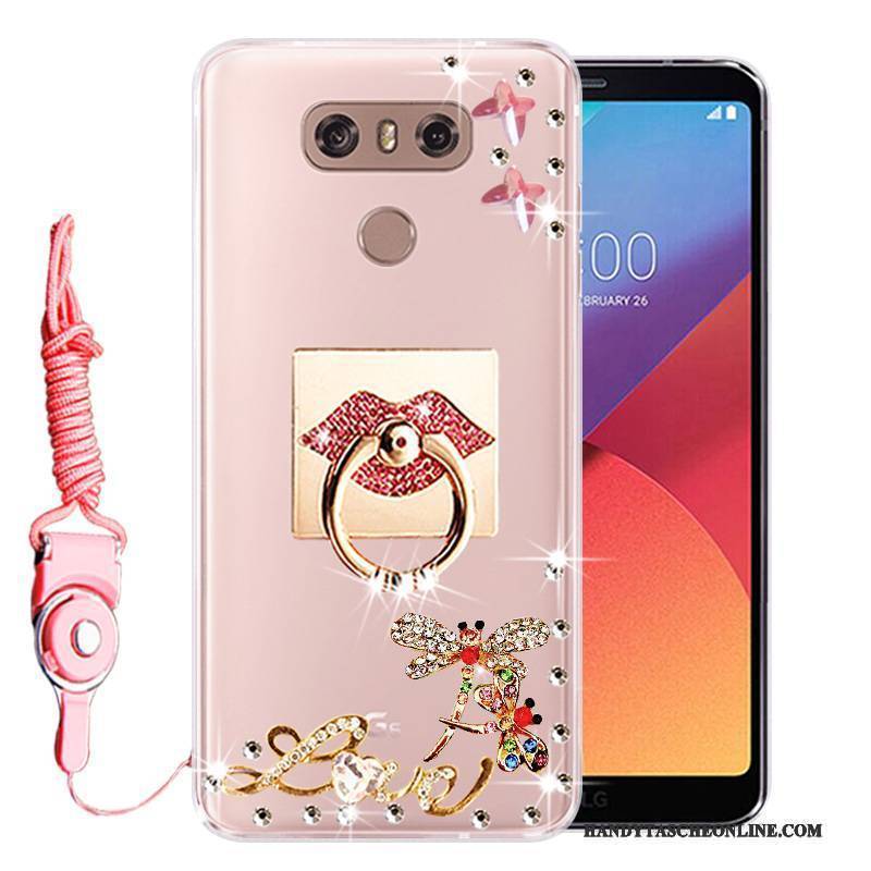 Hülle Lg G6 Taschen Handyhüllen Rosa, Case Lg G6 Weiche Anti-sturz