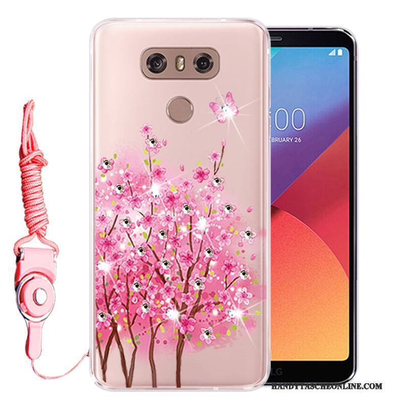 Hülle Lg G6 Taschen Handyhüllen Rosa, Case Lg G6 Weiche Anti-sturz