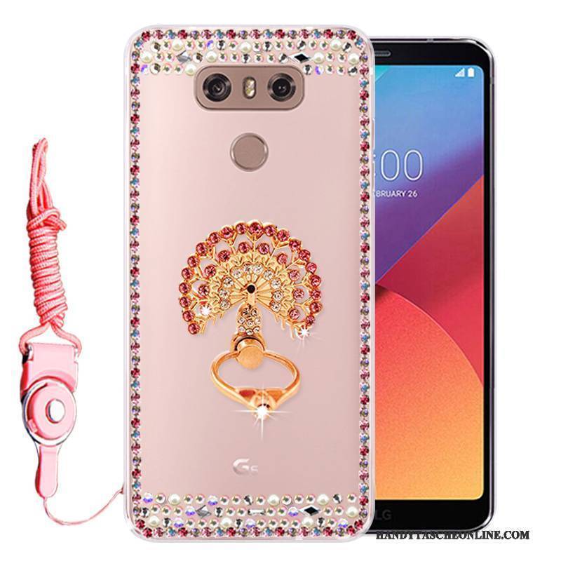 Hülle Lg G6 Taschen Handyhüllen Rosa, Case Lg G6 Weiche Anti-sturz