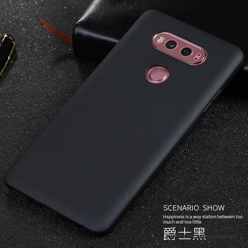 Hülle Lg G6 Weiche Einfach Handyhüllen, Case Lg G6 Taschen Anti-sturz Schwarz