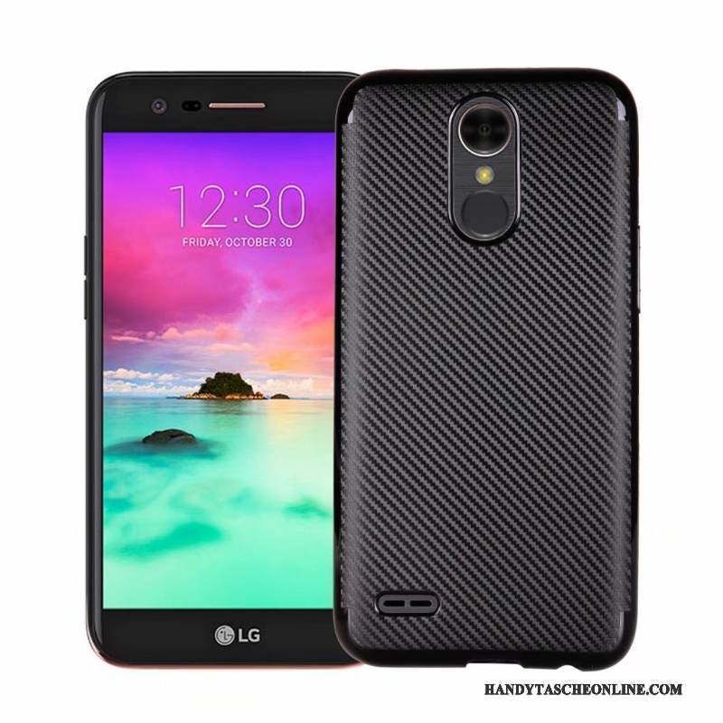 Hülle Lg K10 2017 Weiche Handyhüllen Silber, Case Lg K10 2017 Schutz Faser