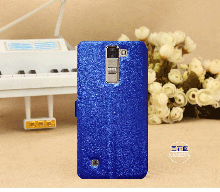 Hülle Lg K10 Schutz Neu Handyhüllen, Case Lg K10 Lederhülle Blau