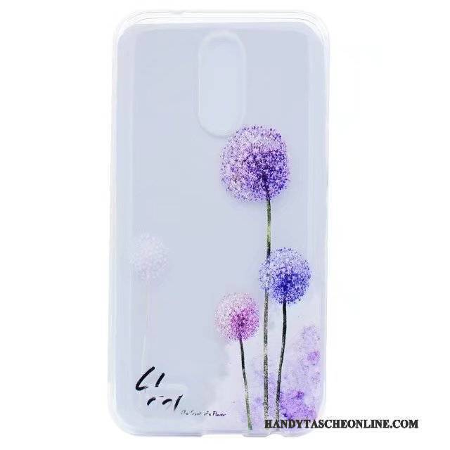 Hülle Lg K8 2017 Taschen Handyhüllen Anti-sturz, Case Lg K8 2017 Weiche Transparent Rosa