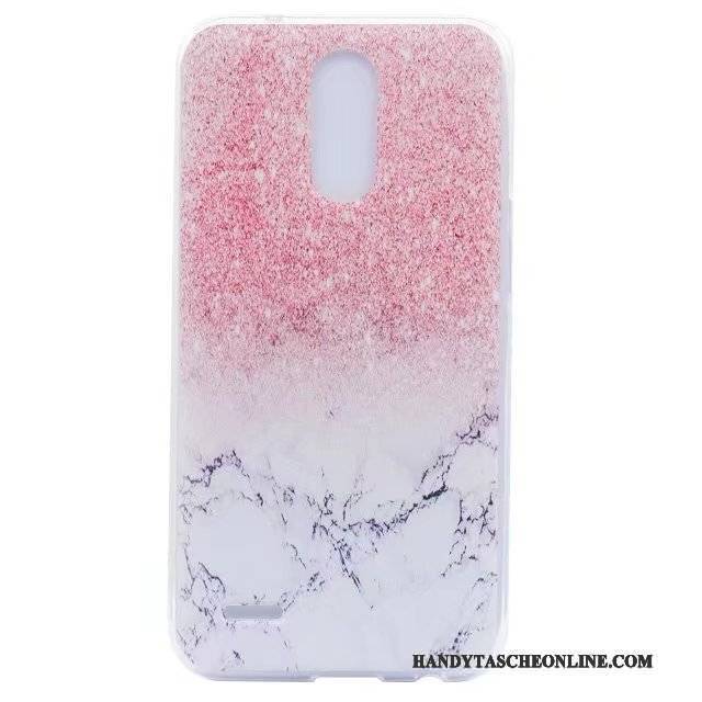 Hülle Lg K8 2017 Taschen Handyhüllen Anti-sturz, Case Lg K8 2017 Weiche Transparent Rosa