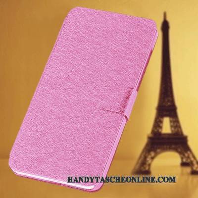 Hülle Lg K8 Folio Handyhüllen Rosa, Case Lg K8 Lederhülle