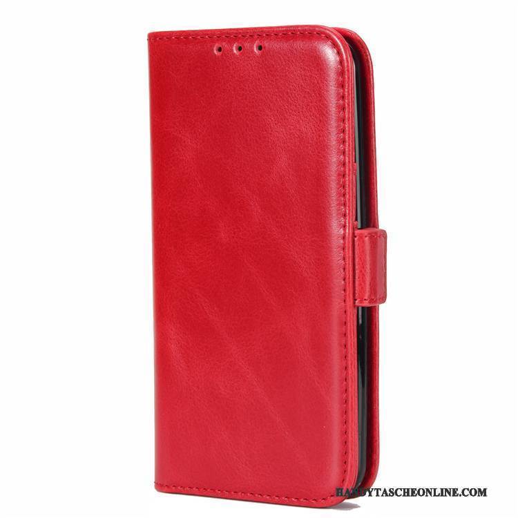 Hülle Lg K8 Lederhülle Rot Handyhüllen, Case Lg K8 Folio