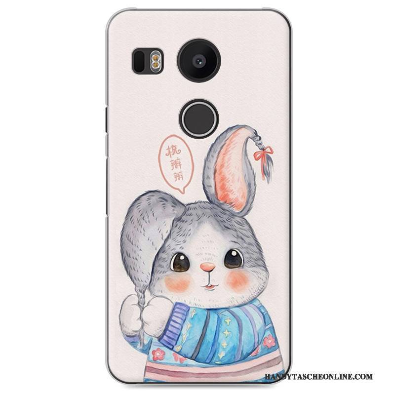 Hülle Lg Nexus 5x Gemalt Schwer Nette, Case Lg Nexus 5x Karikatur Handyhüllen Blau