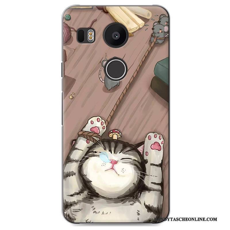 Hülle Lg Nexus 5x Gemalt Schwer Nette, Case Lg Nexus 5x Karikatur Handyhüllen Blau