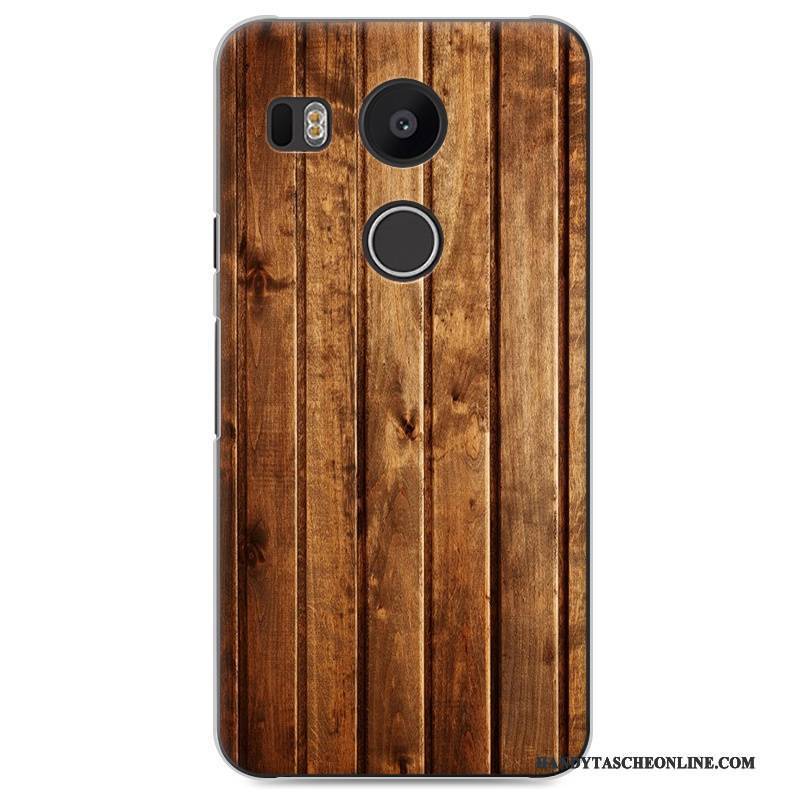 Hülle Lg Nexus 5x Holzmaserung Schwer Trend, Case Lg Nexus 5x Weiß Transparent