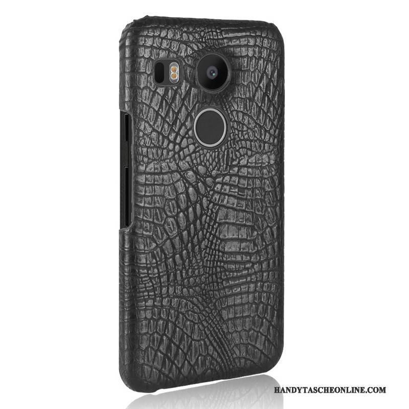 Hülle Lg Nexus 5x Leder Krokodilmuster Nubuck, Case Lg Nexus 5x Schutz Schwer Rot