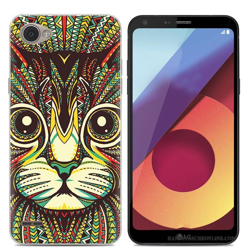 Hülle Lg Q6 Kreativ Einfach Trend, Case Lg Q6 Silikon Handyhüllen Grau