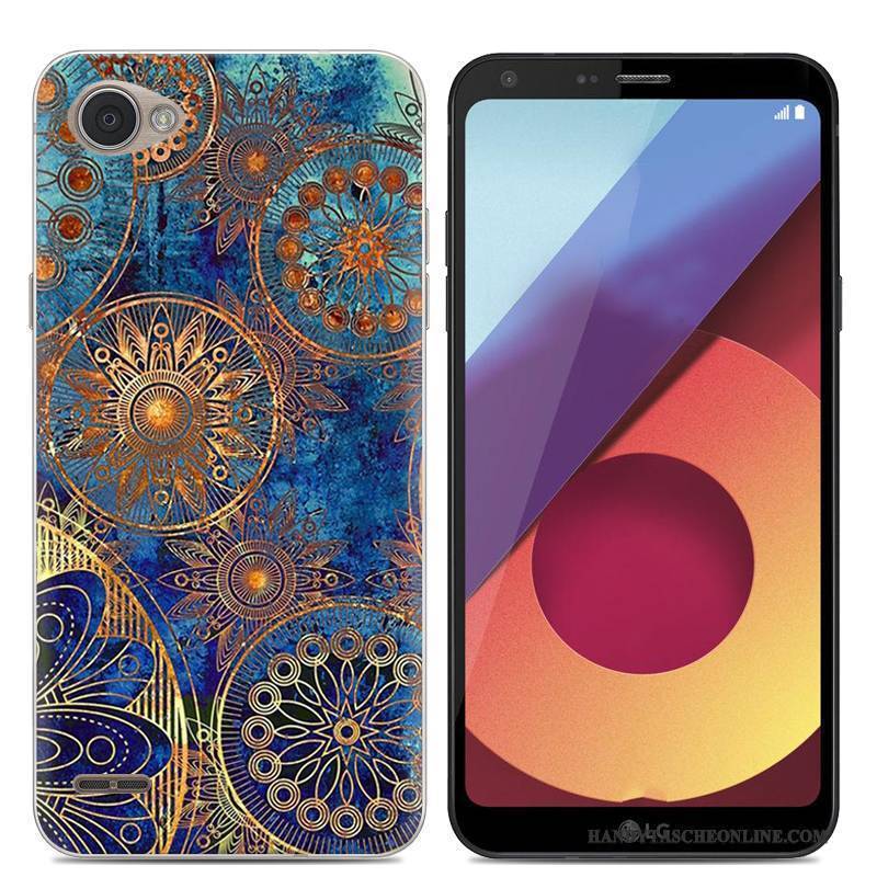 Hülle Lg Q6 Kreativ Einfach Trend, Case Lg Q6 Silikon Handyhüllen Grau