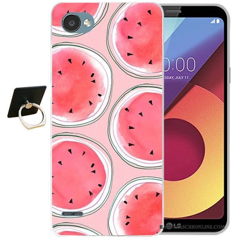 Hülle Lg Q6 Silikon Handyhüllen Anti-sturz, Case Lg Q6 Prägung Hellblau