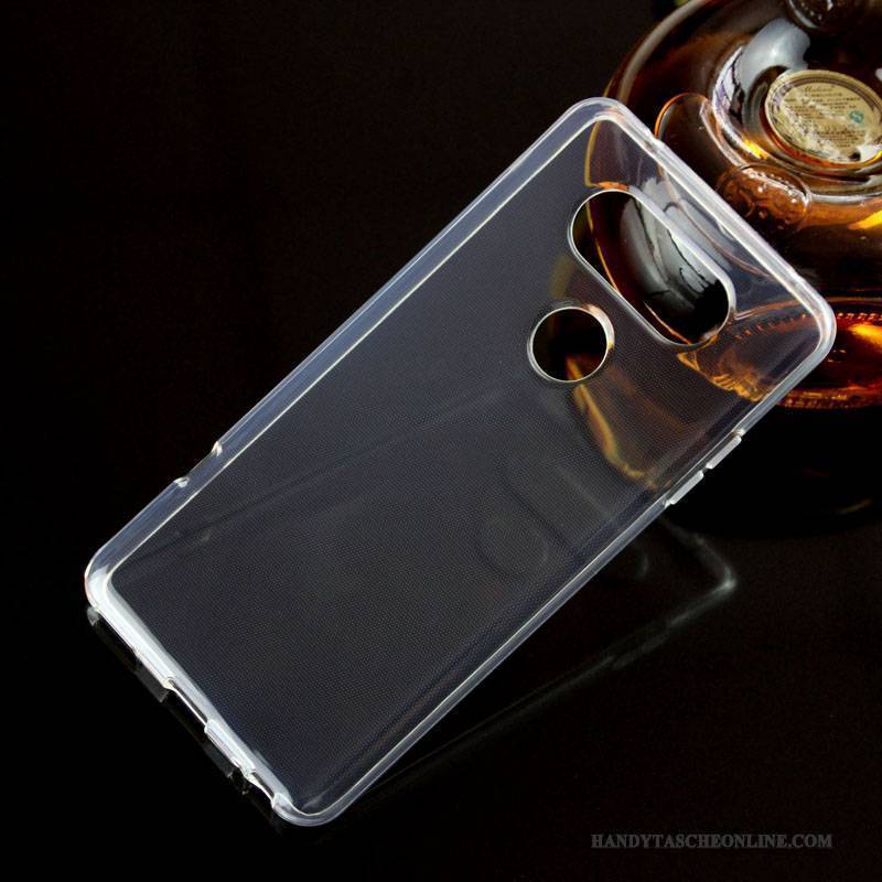 Hülle Lg V20 Schutz Transparent Rutschfest, Case Lg V20 Handyhüllen Schwarz