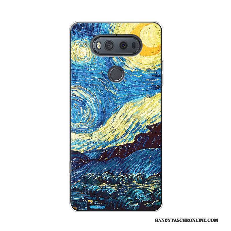 Hülle Lg V20 Weiche Kunst Hoch, Case Lg V20 Taschen Trend Sternenhimmel