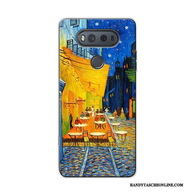 Hülle Lg V20 Weiche Kunst Hoch, Case Lg V20 Taschen Trend Sternenhimmel