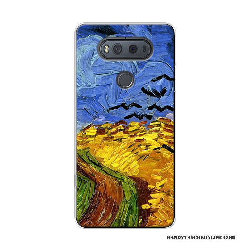 Hülle Lg V20 Weiche Kunst Hoch, Case Lg V20 Taschen Trend Sternenhimmel