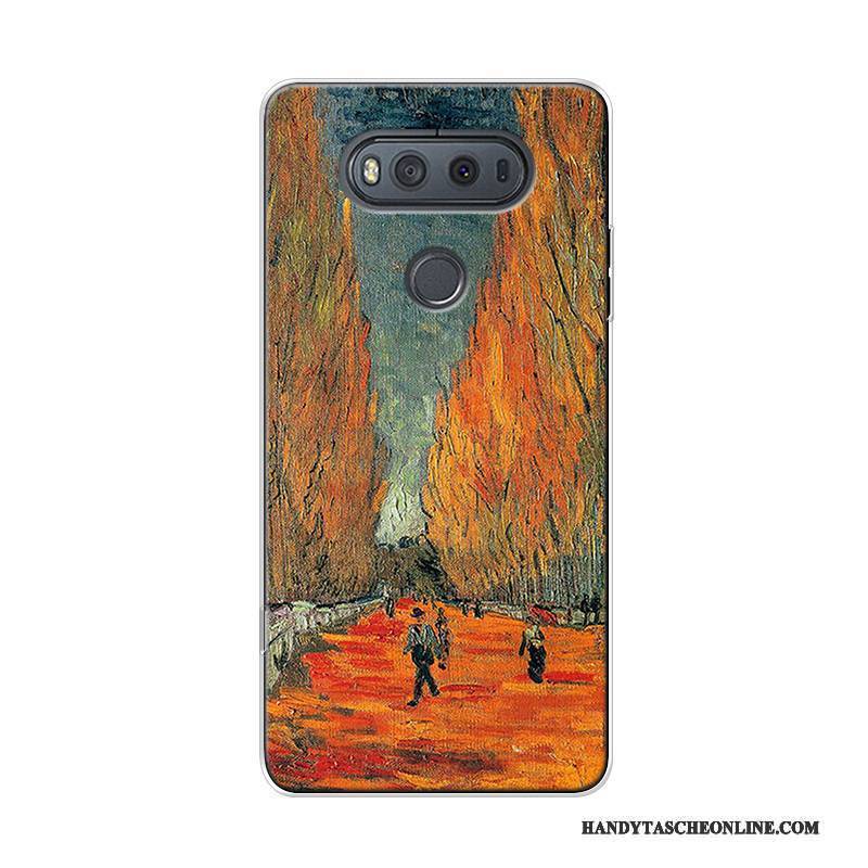 Hülle Lg V20 Weiche Kunst Hoch, Case Lg V20 Taschen Trend Sternenhimmel