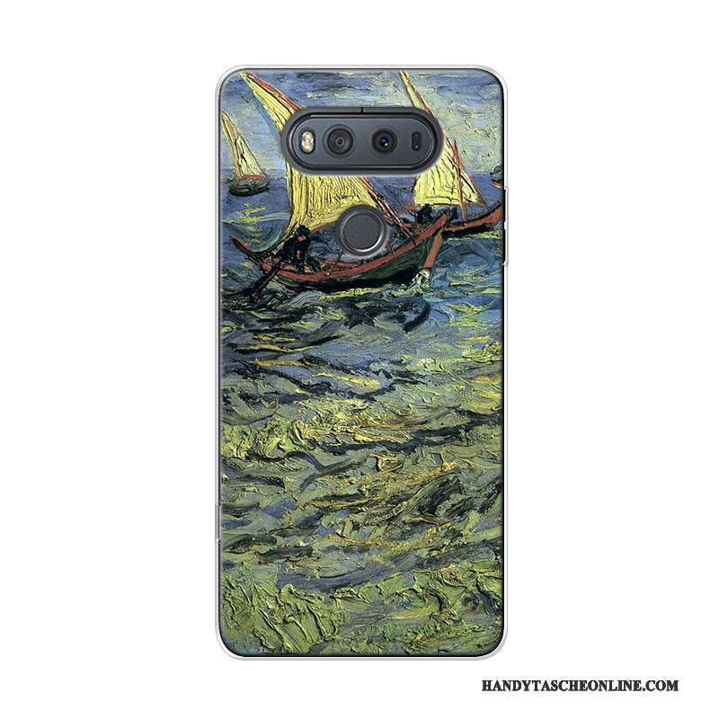 Hülle Lg V20 Weiche Kunst Hoch, Case Lg V20 Taschen Trend Sternenhimmel